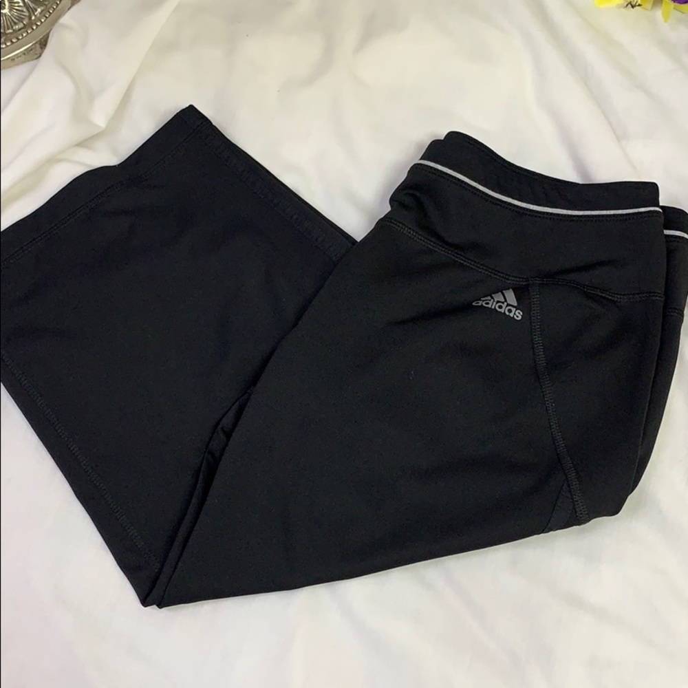 Adidas Black Climalite Capri Pants